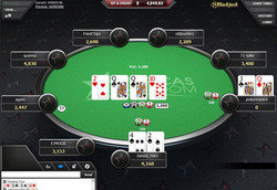 Americas Cardroom blackjack room