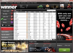 Winner Poker lobby